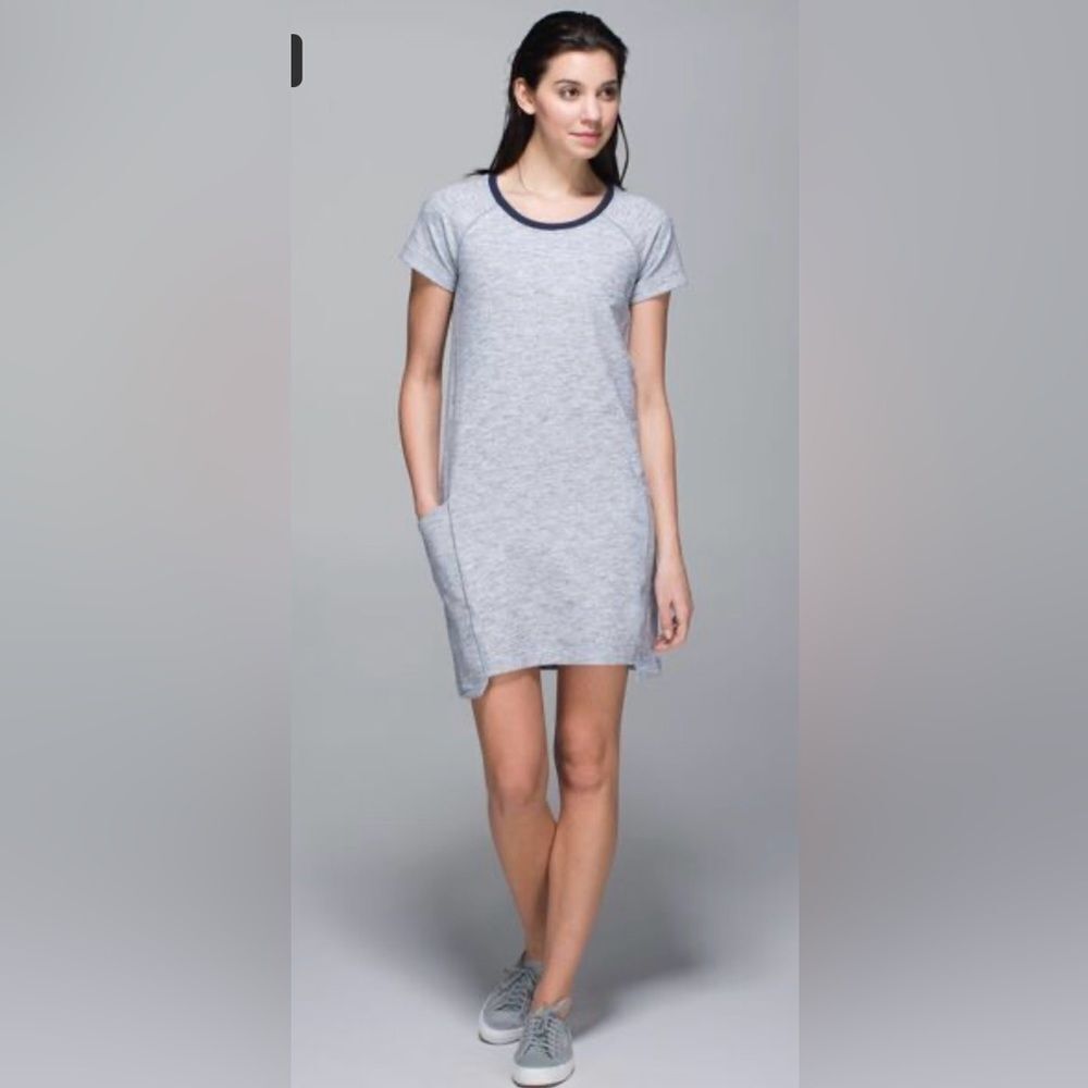 Lululemon Cut Above Dress Size 2 Heather Gray Athletic Mini